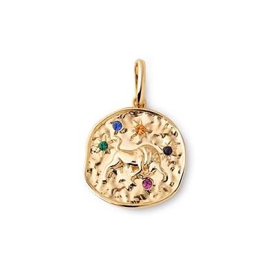 SINGULARU Charm Organic Colors Zodiaco. Pendentif en laiton avec finition plaquée or 18 Kt. Combinable avec collier. SINGULARU Charm Organic Colors Zodiaco. Pendentif en laiton avec finition plaquée or 18 Kt. Combinable avec collier.