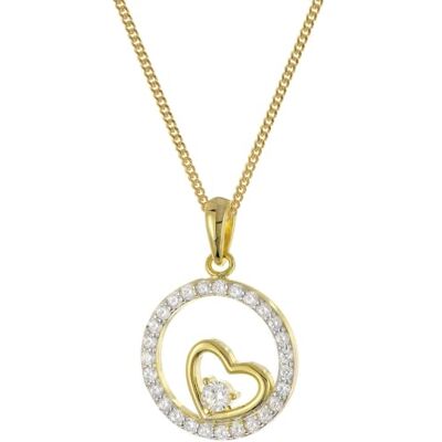 trendor Collier pour femme, argent sterling 925 plaqué or, 45 cm Un bijou tendance pour femme, un accessoire ravissant trendor Collier pour femme, argent sterling 925 plaqué or, 45 cm Un bijou tendance pour femme, un accessoire ravissant