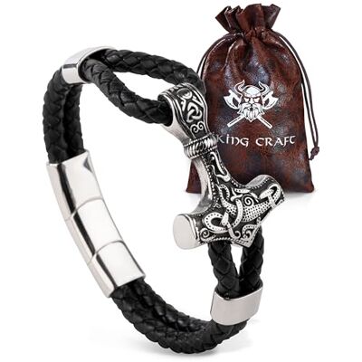 Bracelet viking pour homme Bracelet en acier inoxydable Bijou viking Décoration médiévale Cadeau viking Bracelet viking pour homme Bracelet en acier inoxydable Bijou viking Décoration médiévale Cadeau viking