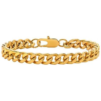 fycouyee Ensemble de bracelets cubains en acier inoxydable Figaro en titane, 21cm, Acier inoxydable fycouyee Ensemble de bracelets cubains en acier inoxydable Figaro en titane, 21cm, Acier inoxydable