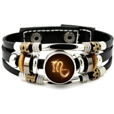 YAIEWNE Bracelet Homme Cuir Scorpion Symbole Zodiaque Dynamique Flux de Particules Réglable Layered Bracelet en Cuir Tressé Bracelet Punk Ethnique Fait Main Bracelet Amitié Accessoire Anniversaire YAIEWNE Bracelet Homme Cuir Scorpion Symbole Zodiaque Dynamique Flux de Particules Réglable Layered Bracelet en Cuir Tressé Bracelet Punk Ethnique Fait Main Bracelet Amitié Accessoire Anniversaire