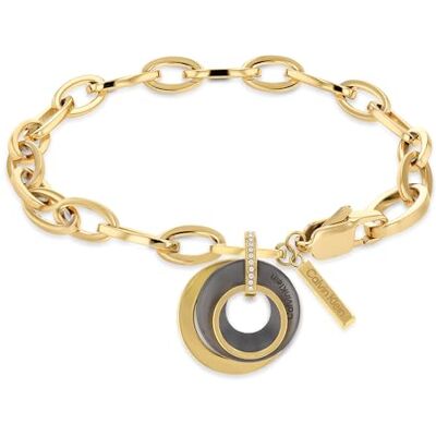 Calvin Bracelet en chaîne pour Femme Collection PLAYFUL CIRCULAR SHIMMER avec cristaux 35000154 Calvin Bracelet en chaîne pour Femme Collection PLAYFUL CIRCULAR SHIMMER avec cristaux 35000154