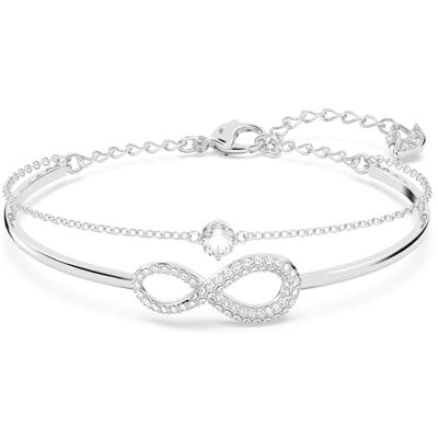 Swarovski Bracelet Infinity Collection, Medium, Plaqué rhodium, Cristal Swarovski Bracelet Infinity Collection, Medium, Plaqué rhodium, Cristal