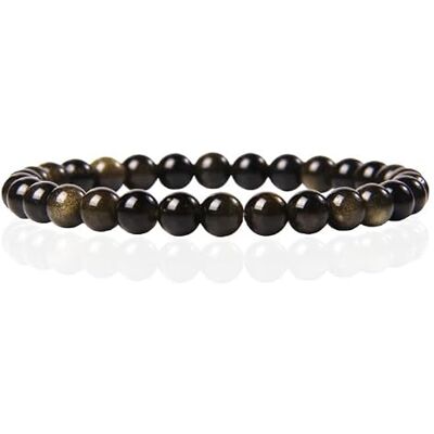 Memphis Bracelet en pierre naturelle de 6 mm, 19cm, Pierre naturelle Memphis Bracelet en pierre naturelle de 6 mm, 19cm, Pierre naturelle