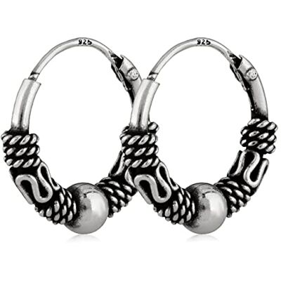 NKlaus Argent Paire de Boucles d'oreilles Argent 925 Créoles Celtiques Gothique Celtic Piercing d'oreilles 12mm 5038 NKlaus Argent Paire de Boucles d'oreilles Argent 925 Créoles Celtiques Gothique Celtic Piercing d'oreilles 12mm 5038