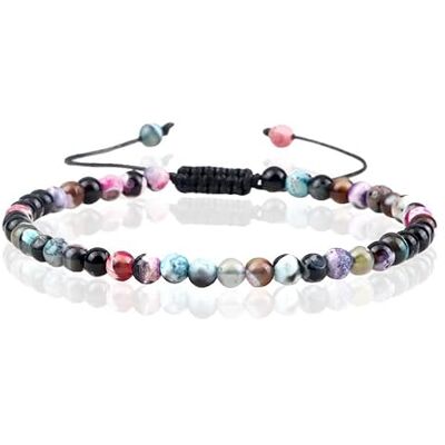 Memphis Bracelet Fire Perles Pierre Naturelle Fire Mix Memphis Bracelet Fire Perles Pierre Naturelle Fire Mix