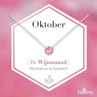 Bixorp Collier pierre de naissance Acier inoxydable plaqué or 18 carats avec pendentif en zircone Acier inoxydable, 45cm, Métal, Zircon Bixorp Collier pierre de naissance Acier inoxydable plaqué or 18 carats avec pendentif en zircone Acier inoxydable, 45cm, Métal, Zircon