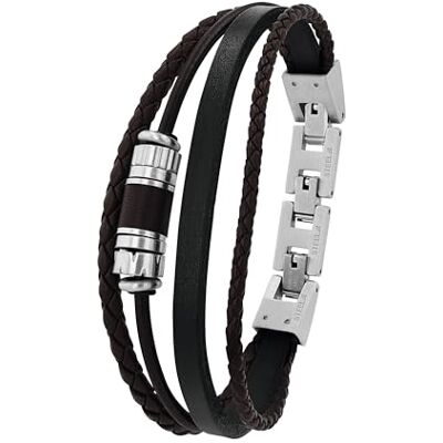TOM TAILOR Bracelet pour Homme en Acier inoxydable Argenté TT-B0065 TOM TAILOR Bracelet pour Homme en Acier inoxydable Argenté TT-B0065