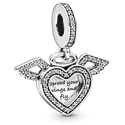 PANDORA Charm "Herz & Engelsflügel" 798485C01 PANDORA Charm "Herz & Engelsflügel" 798485C01
