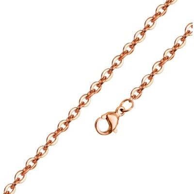 BlackAmazement Collier en acier inoxydable 316L Longueur 45 cm 50 cm 55 cm 60 cm Épaisseur 1 mm 2 mm Argent Or rose Noir Femme Homme BlackAmazement Collier en acier inoxydable 316L Longueur 45 cm 50 cm 55 cm 60 cm Épaisseur 1 mm 2 mm Argent Or rose Noir Femme Homme