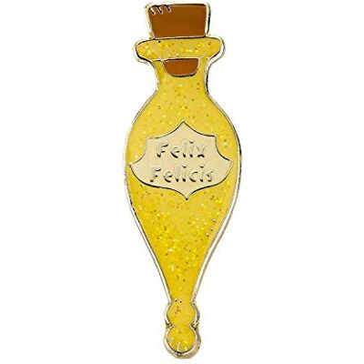 Harry Potter Badge officiel Felix Felicis par The Carat Shop, One size, Acier allié, Pas de gemme Harry Potter Badge officiel Felix Felicis par The Carat Shop, One size, Acier allié, Pas de gemme