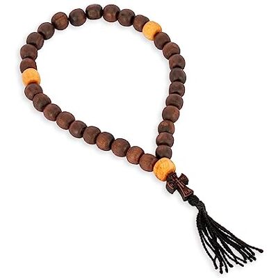 NKlaus Chapelet en buis 30 maillons fait main 36119 NKlaus Chapelet en buis 30 maillons fait main 36119