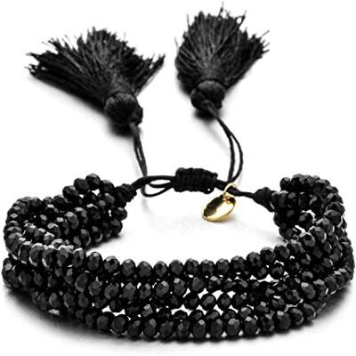 DEJIN 1 bracelet ethnique réglable en cristal multicolore pour femme, Pierre DEJIN 1 bracelet ethnique réglable en cristal multicolore pour femme, Pierre