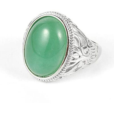 WLLDDDIU Bague de Jade Vert Naturel Tanglin Bague en Cristal Grand Vintage Anneaux de Pierre Ouverts pour Femmes Réglables Reiki Balance Anneaux de Doigt de Cheville Anneau d'Éternité pour Femme R WLLDDDIU Bague de Jade Vert Naturel Tanglin Bague en Cristal Grand Vintage Anneaux de Pierre Ouverts pour Femmes Réglables Reiki Balance Anneaux de Doigt de Cheville Anneau d'Éternité pour Femme R
