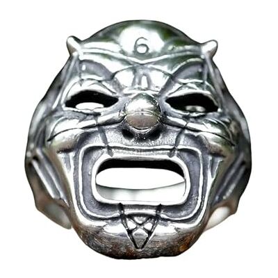 WEAV Bague masque gothique Anel pour homme Bijou de fête d'Halloween Cadeau vintage, 11 WEAV Bague masque gothique Anel pour homme Bijou de fête d'Halloween Cadeau vintage, 11