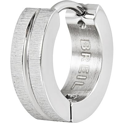 BREIL Boucles d'oreilles LOOP en acier pour homme BREIL Boucles d'oreilles LOOP en acier pour homme