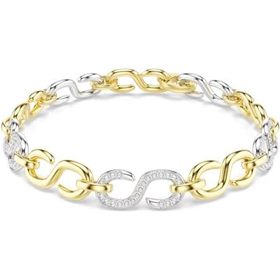 Swarovski Bracelet Dextera, coupe ronde, blanc, mélange de finitions, M, Cristal, Pas de pierre précieuse Swarovski Bracelet Dextera, coupe ronde, blanc, mélange de finitions, M, Cristal, Pas de pierre précieuse