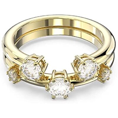 Swarovski Bague CONSTELLA:Ring DB White/GOS 60 5640968 Marque, Única, Métal, Aucune pierre précieuse Swarovski Bague CONSTELLA:Ring DB White/GOS 60 5640968 Marque, Única, Métal, Aucune pierre précieuse