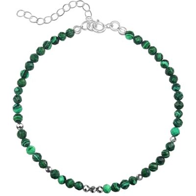 Unique Bracelet de cheville pour femme en pierre précieuse Ø 4 mm Perles Chakra Pierre précieuse taillée Qualité bijoutier Unique Bracelet de cheville pour femme en pierre précieuse Ø 4 mm Perles Chakra Pierre précieuse taillée Qualité bijoutier