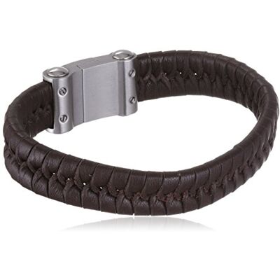 Police PL645-05-21 Bracelet Homme Cuir Brun 18 cm Police PL645-05-21 Bracelet Homme Cuir Brun 18 cm