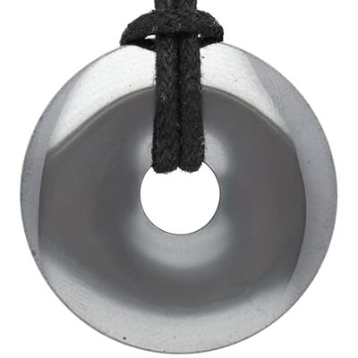 Lebensquelle Plus Donut en pierre précieuse Ø 30 mm + ruban en coton + carte de pierres précieuses Collier pendentif en pierre naturelle Collier en véritable pierre de guérison avec cordon, 30 mm Lebensquelle Plus Donut en pierre précieuse Ø 30 mm + ruban en coton + carte de pierres précieuses Collier pendentif en pierre naturelle Collier en véritable pierre de guérison avec cordon, 30 mm