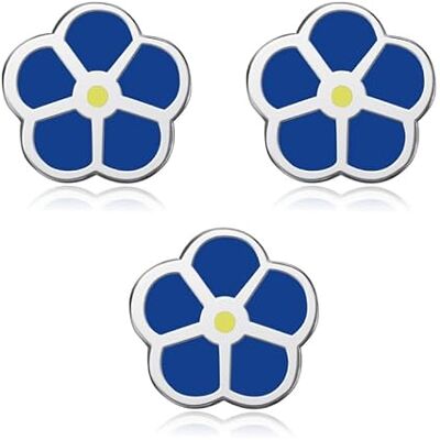 BOBIJOO JEWELRY Lot de 3 Pins Fleur Bleue Jaune Myosotis Boutonnière Franc-Maçon Loge Pin's, See Description, See description BOBIJOO JEWELRY Lot de 3 Pins Fleur Bleue Jaune Myosotis Boutonnière Franc-Maçon Loge Pin's, See Description, See description