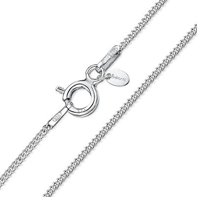 Amberta ® Bijoux Collier Chaîne Argent 925/1000 Maille Gourmette Largeur 1.1 mm Longueur 36 40 45 50 55 60 cm (50cm) Amberta ® Bijoux Collier Chaîne Argent 925/1000 Maille Gourmette Largeur 1.1 mm Longueur 36 40 45 50 55 60 cm (50cm)