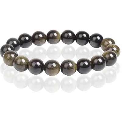 Memphis Bracelet en pierre naturelle 10 mm, 19cm, Pierre naturelle Memphis Bracelet en pierre naturelle 10 mm, 19cm, Pierre naturelle