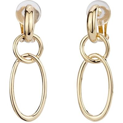 Traveller Boucles d'oreilles pendantes à clip Pour femme Long, Métal, Pas de gemme Traveller Boucles d'oreilles pendantes à clip Pour femme Long, Métal, Pas de gemme