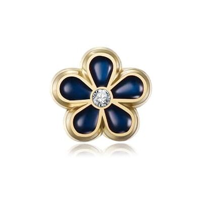 BOBIJOO JEWELRY Petit pins Franc-Maçon Fleur de Myosotis Email Bleu Faux Diamant 8mm Discret, See Description, See description BOBIJOO JEWELRY Petit pins Franc-Maçon Fleur de Myosotis Email Bleu Faux Diamant 8mm Discret, See Description, See description