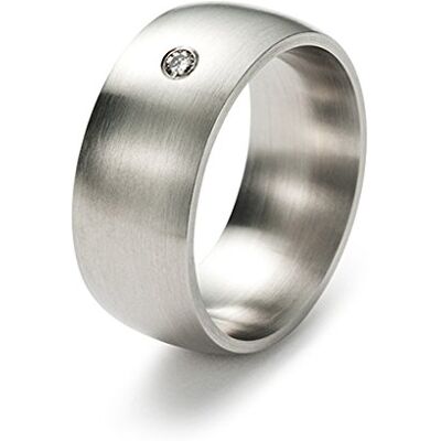 Monomania Ring 20294-54 Bague Mixte Acier inoxydable diamant Monomania Ring 20294-54 Bague Mixte Acier inoxydable diamant