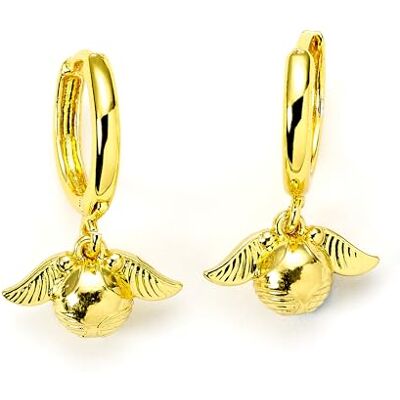 Harry Potter Boucles d'oreilles dorées Vif d'or, One Size, Zinc, Pas de gemme Harry Potter Boucles d'oreilles dorées Vif d'or, One Size, Zinc, Pas de gemme