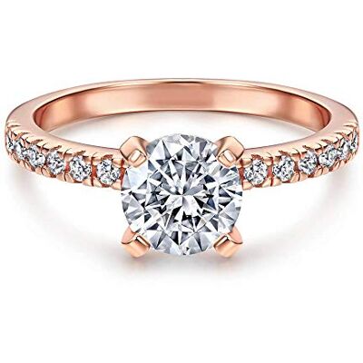 Scott Bague scintillante pour femme en argent sterling 925 blanc avec pierre solitaire Taille brillante avec pierres solitaires Bague de fiançailles Bague de mariage Bijou de qualité joaillier, 56, Pierre Scott Bague scintillante pour femme en argent sterling 925 blanc avec pierre solitaire Taille brillante avec pierres solitaires Bague de fiançailles Bague de mariage Bijou de qualité joaillier, 56, Pierre