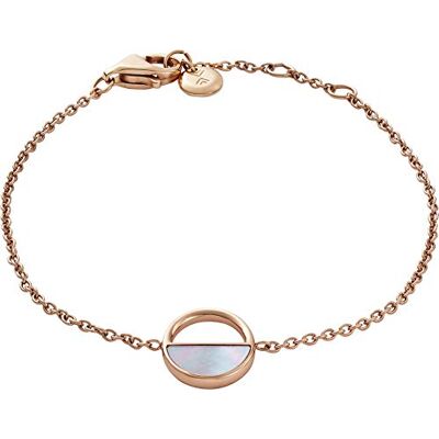 Skagen Agnethe Bracelet pour femme en acier inoxydable avec fermoir coulissant ou mousqueton Skagen Agnethe Bracelet pour femme en acier inoxydable avec fermoir coulissant ou mousqueton