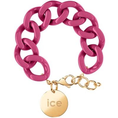 ICE-WATCH ICE Jewellery Chain Bracelet Bracelet Mailles XL pour Femme Fermé d'une Médaille Dorée, One Size, Acétate Acier inoxydable, No gemstone Pas de gemme ICE-WATCH ICE Jewellery Chain Bracelet Bracelet Mailles XL pour Femme Fermé d'une Médaille Dorée, One Size, Acétate Acier inoxydable, No gemstone Pas de gemme