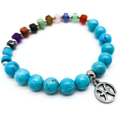 Viking Bracelet en pierre précieuse avec signe du zodiaque dans une boîte cadeau Protection du bonheur amour énergie Viking Bracelet en pierre précieuse avec signe du zodiaque dans une boîte cadeau Protection du bonheur amour énergie
