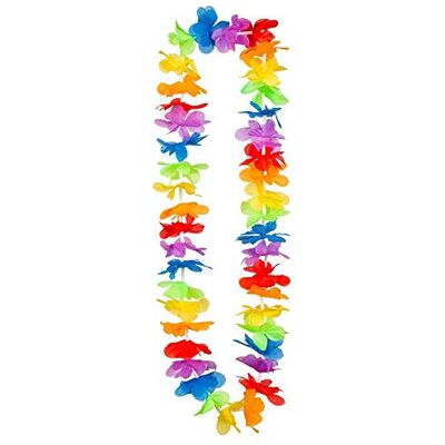 Boland 52415 Collier Hawaïen Arc-en-ciel Collier Été Plage Fleurs Mer Vacances Accessoire Déguisement Carnaval Fête à thème Hula Boland 52415 Collier Hawaïen Arc-en-ciel Collier Été Plage Fleurs Mer Vacances Accessoire Déguisement Carnaval Fête à thème Hula