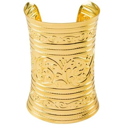 Boland 64464 Bracelet trésor du Nil, bijou fantaisie en or pour costumes de carnaval, bracelet pour carnaval ou fête à thème Boland 64464 Bracelet trésor du Nil, bijou fantaisie en or pour costumes de carnaval, bracelet pour carnaval ou fête à thème