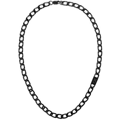 Calvin Outlook Collection Collier chaîne en acier inoxydable pour homme Disponible en argent, or ou noir Calvin Outlook Collection Collier chaîne en acier inoxydable pour homme Disponible en argent, or ou noir