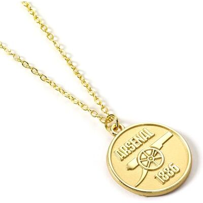 The Carat Shop Armswim Arsenal Football Club Collier avec blason finition or The Carat Shop Armswim Arsenal Football Club Collier avec blason finition or
