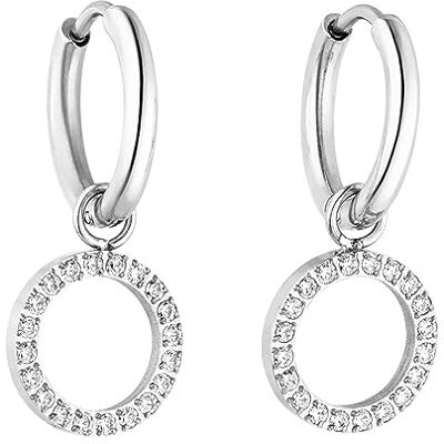 Purelei Boucles d'oreilles Closed Glow (or, argent, or rose) pour femme en acier inoxydable durable, bijoux résistants à l'eau, Argent sterling Purelei Boucles d'oreilles Closed Glow (or, argent, or rose) pour femme en acier inoxydable durable, bijoux résistants à l'eau, Argent sterling