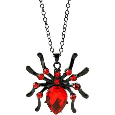 XIGAWAY Collier Pendentif Géométrique Halloween Unisexe Gothique Strass Chaîne O-Link Alliage avec accents de cristal foncé XIGAWAY Collier Pendentif Géométrique Halloween Unisexe Gothique Strass Chaîne O-Link Alliage avec accents de cristal foncé