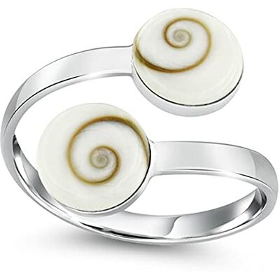 Planetys Bague Oeil de Sainte Lucie Argent 925/1000 Taille Réglable Planetys Bague Oeil de Sainte Lucie Argent 925/1000 Taille Réglable