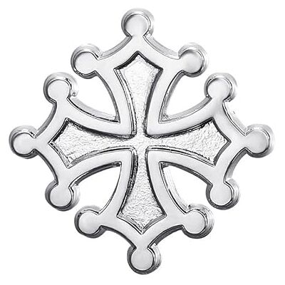 BOBIJOO JEWELRY Pin's épinglette croix occitane du Languedoc Argent BOBIJOO JEWELRY Pin's épinglette croix occitane du Languedoc Argent