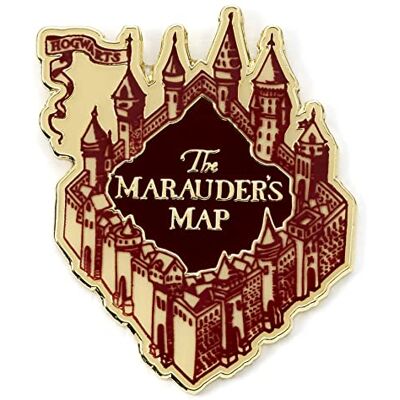 Harry Potter Badge officiel de la carte de Mauraders, taille moyenne, en zinc Harry Potter Badge officiel de la carte de Mauraders, taille moyenne, en zinc