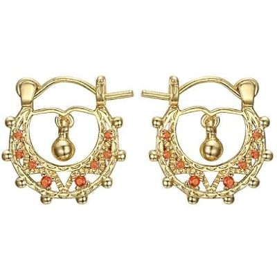 BOBIJOO JEWELRY Petites boucles d'oreilles Savoyardes 15 mm Bébé Enfant Or Rose Saphir, laiton BOBIJOO JEWELRY Petites boucles d'oreilles Savoyardes 15 mm Bébé Enfant Or Rose Saphir, laiton