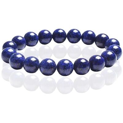 Memphis Bracelet Pierre Naturelle 10mm Lapis Lazuli Memphis Bracelet Pierre Naturelle 10mm Lapis Lazuli