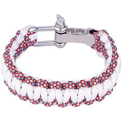 DonDon Bracelet homme Survival Outdoor Nylon tressé // plusieurs couleurs disponibles DonDon Bracelet homme Survival Outdoor Nylon tressé // plusieurs couleurs disponibles