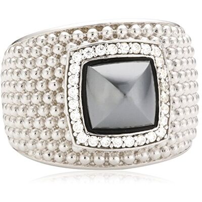 caÏ C1477R/90/E1/56 Bague Femme Argent 925/1000 12.0 Gr Hématite, Argent, Hématite caÏ C1477R/90/E1/56 Bague Femme Argent 925/1000 12.0 Gr Hématite, Argent, Hématite