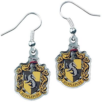 The Carat Shop Boucles d'oreilles officielles Harry Potter Poufsouffle WE0024 , Plaqué argent, Sans pierre The Carat Shop Boucles d'oreilles officielles Harry Potter Poufsouffle WE0024 , Plaqué argent, Sans pierre